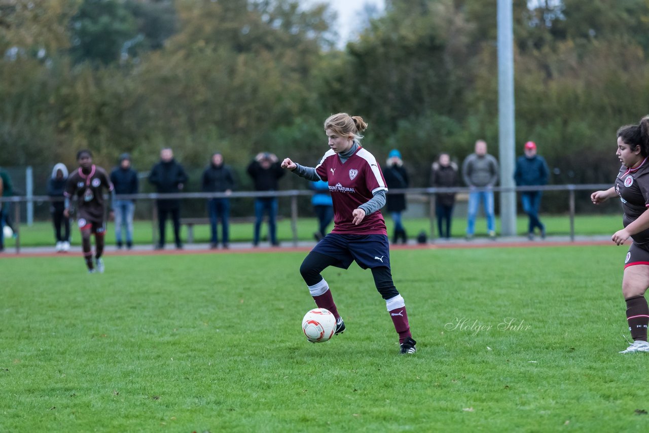 Bild 184 - C-Juniorinnen Halstenbek-Rellingen - St.Pauli : Ergebnis: 0:5